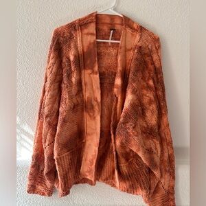 Free People Rust Cardigan Sweater